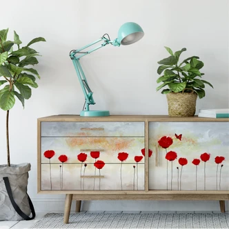 Zelfklevende Poster  Melz - Little Butterfly - Panorama 