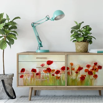 Muurprints Melz - Zomertijd - Panorama 