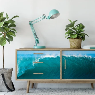 Zelfklevende Poster Perfect Wave 