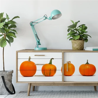 Zelfklevende Poster - Pompoenen 