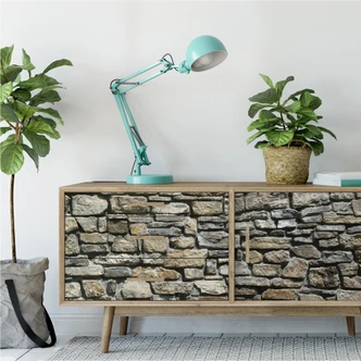 Wallprint - Natursteinmauer Panorama 