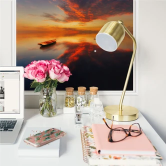 Wallprint Krol - Ein leuchtender Sonnenuntergang - quadratisch 