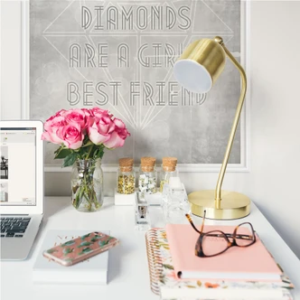 Wallprint - Diamonds are a Girls best Friend 