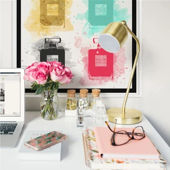 Wallprint - Eau de Parfum Aquarell - bunt 
