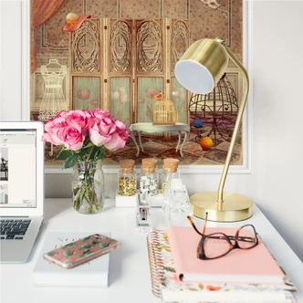 Zelfklevende Poster - Princess Dressing Room 