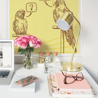 Wallprint - Papageien Illustration 