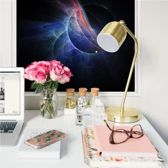 Zelfklevende Poster Chaos Ray black Zelfklevende Poster Chaos Ray black