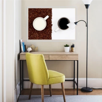 Wallprint Lavsen - White Espresso 