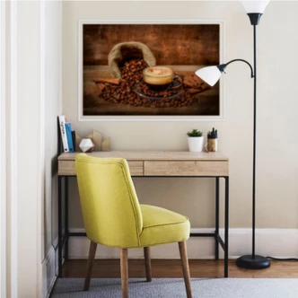 Wallprint Perfoncio - Kaffee rustikal Wallprint Perfoncio - Kaffee rustikal