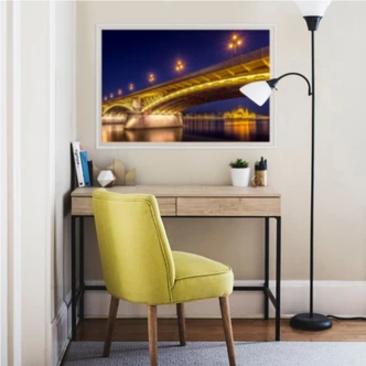 Zelfklevende Poster Mørkeberg - Budapest by Night 