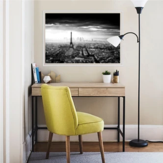 Zelfklevende Poster Foggy Paris 