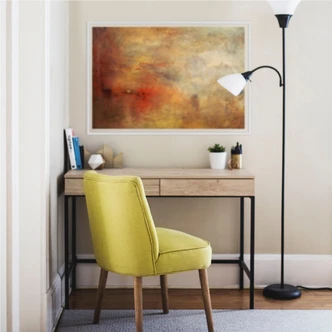 Wallprint W - Turner - Sonnenuntergang über dem See 