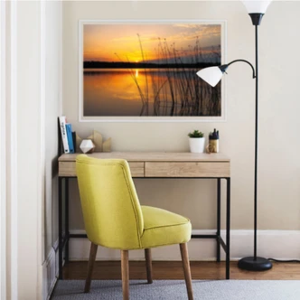 Wallprint - Sonnenuntergang am See 