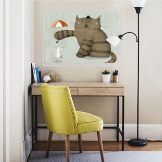 Wallprint Loske - Regenschirm 