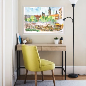 Wallprint Bleichner - München - Viktualienmarkt 