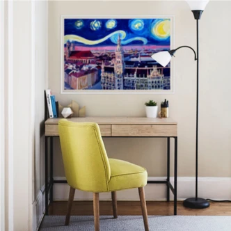 Wallprint Bleichner - München bei Nacht 