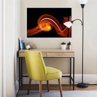 Zelfklevende Poster - Light Wave Zelfklevende Poster - Light Wave