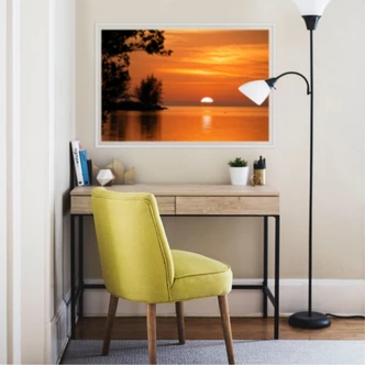 Wallprint W - See in der Abenddämmerung 