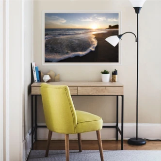 Wallprint W - Sonnenuntergang am Meer 