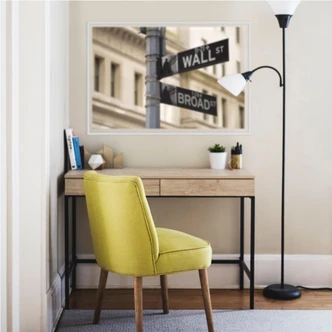 Zelfklevende Poster - Wallstreet 