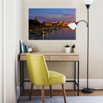 Wallprint - Dresden im Nachtlicht 
