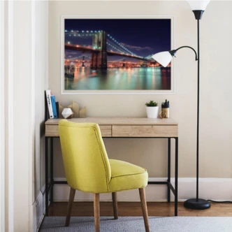 Wallprint - Manhattan Bridge at Night 2 