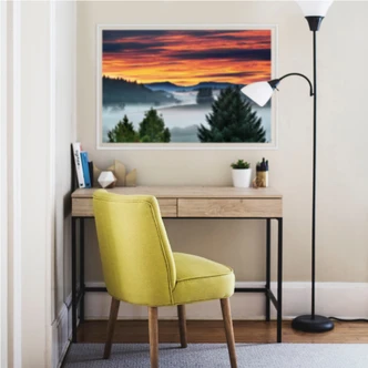 Wallprint - Nebel in den Bergen 