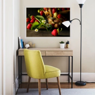 Zelfklevende Poster  Aardbeien 