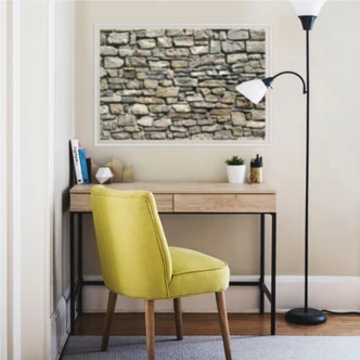 Zelfklevende Poster - Muur van steen Zelfklevende Poster - Muur van steen