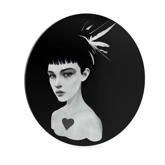 Wandcirkel Alu-Dibond Ireland - Maybe there is enough… 