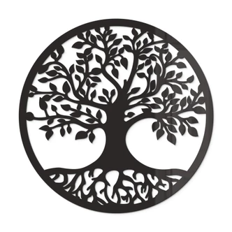 Wanddecoratie Boom met Wortels 