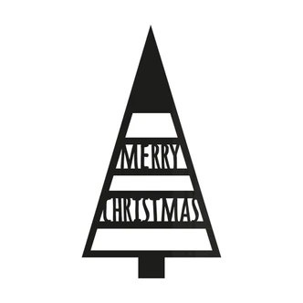 Wanddecoratie Merry Christmas - Kerst Decoratie 