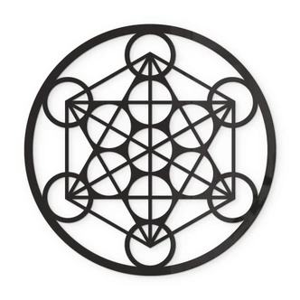 Decoro in acrilico - Cubo di Metatron Decoro in acrilico - Cubo di Metatron