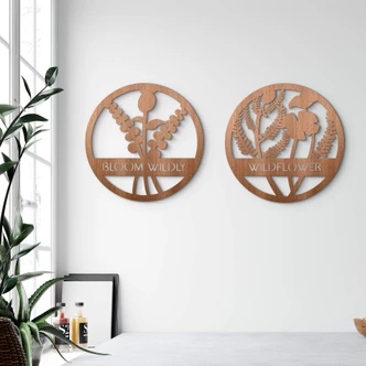 Decoro in legno - Wildflower 
