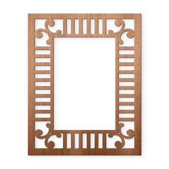 Decoro in legno - Cornice 