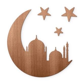 Decoro in legno Ramadan - Notti arabe 