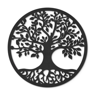 MDF Decoratie Boom met Wortels 