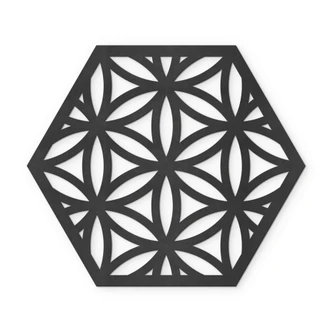 MDF Decoratie Flower of Life Hexagon 