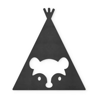 MDF - Väggdekorationer i trä - Tipi - Björn 
