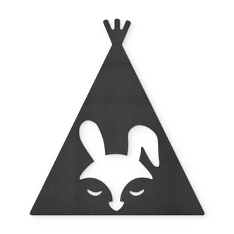 MDF - Holzdeko - Tipi - Hase 