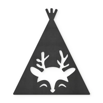 MDF - Väggdekorationer i trä - Tipi - Hjort 