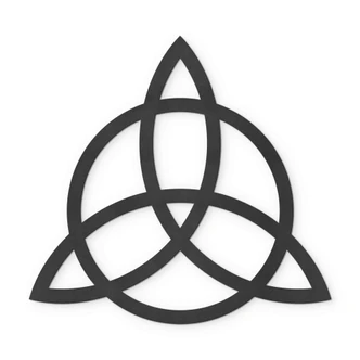 MDF Decoratie Triquetra 