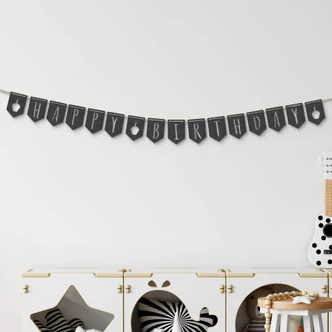 Decoro MDF + corda - Happy Birthday Decoro MDF + corda - Happy Birthday