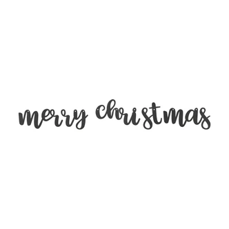 MDF Decoratie Kerst - Merry Christmas 