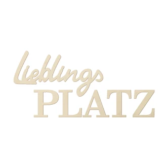Holzdeko Pappel - Lieblingsplatz 