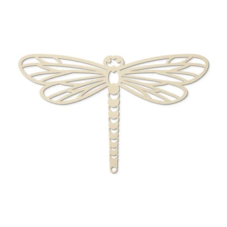 Hout – Origami Libelle – populierenhout 