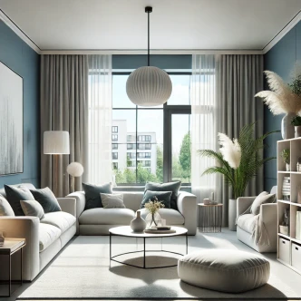 Blå Väggfärg satin matt I Blue Herring | med lugnande effekt | THE COLOR KITCHEN Blå Väggfärg satin matt I Blue Herring | med lugnande effekt | THE COLOR KITCHEN