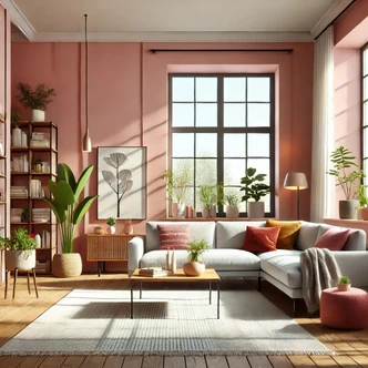 Peinture murale rose satiné mat - THE COLOR KITCHEN Lucky Litchi Peinture murale rose satiné mat - THE COLOR KITCHEN Lucky Litchi