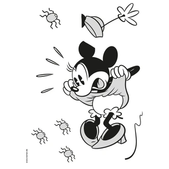 Adesivo murale – Minnie vintage 