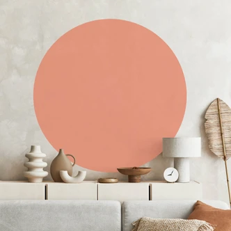 Wandtattoo Kreis koralle - Rund 